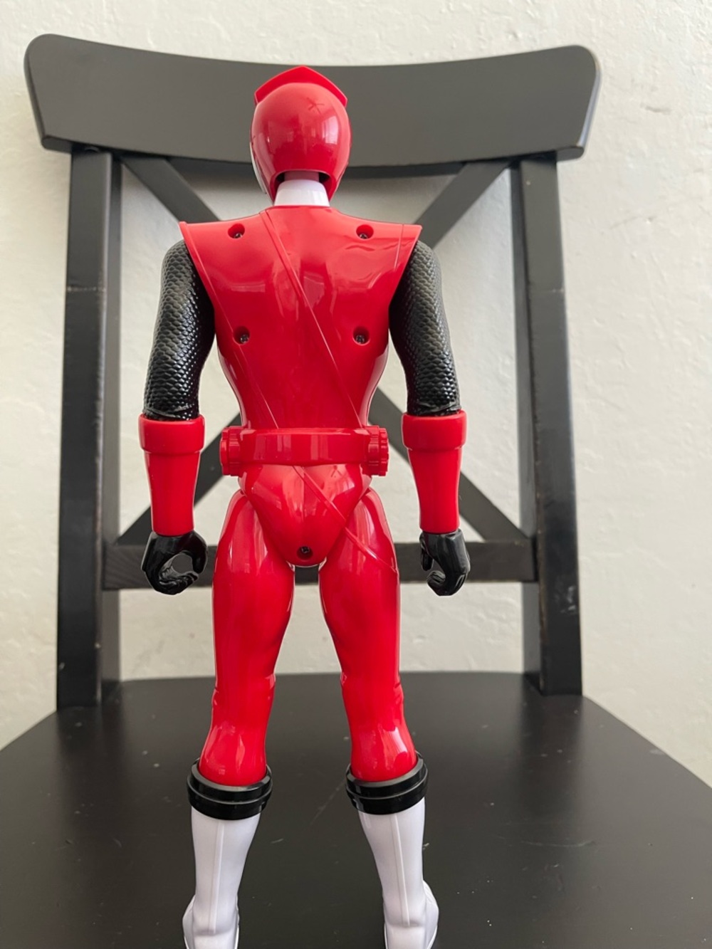 Red Power Ranger-Style Action Figure for Kids - Picture 3 of 4